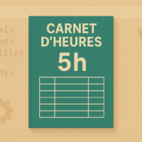carnet d’heures – 20h